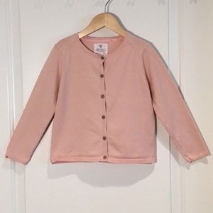 Zara Girls Cotton/Nylon Cardigan Sweater